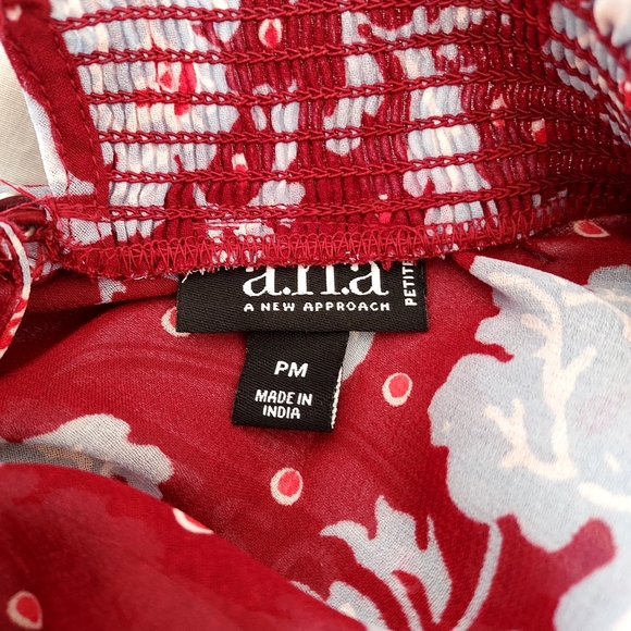 A.N.A LONG SLEEVE  TURTLE NECK UMPIRE STYLE BLOUSE - Picture 4 of 5